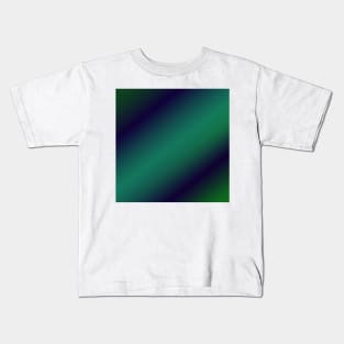 GREEN BLUE BLACK ABSTRACT TEXTURE Kids T-Shirt